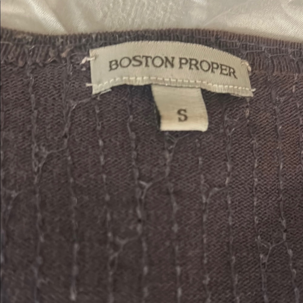 🎉HOST PICK🎉Boston Proper Open Front Sequin Cardigan - Picture 3 of 5